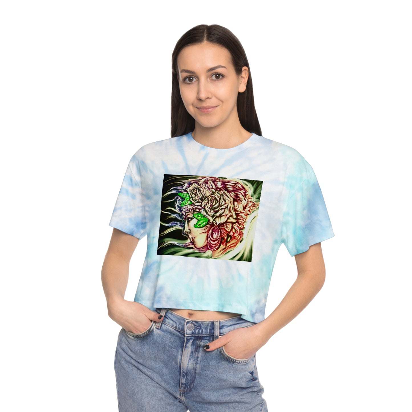 Women's Tie-Dye Crop Tee