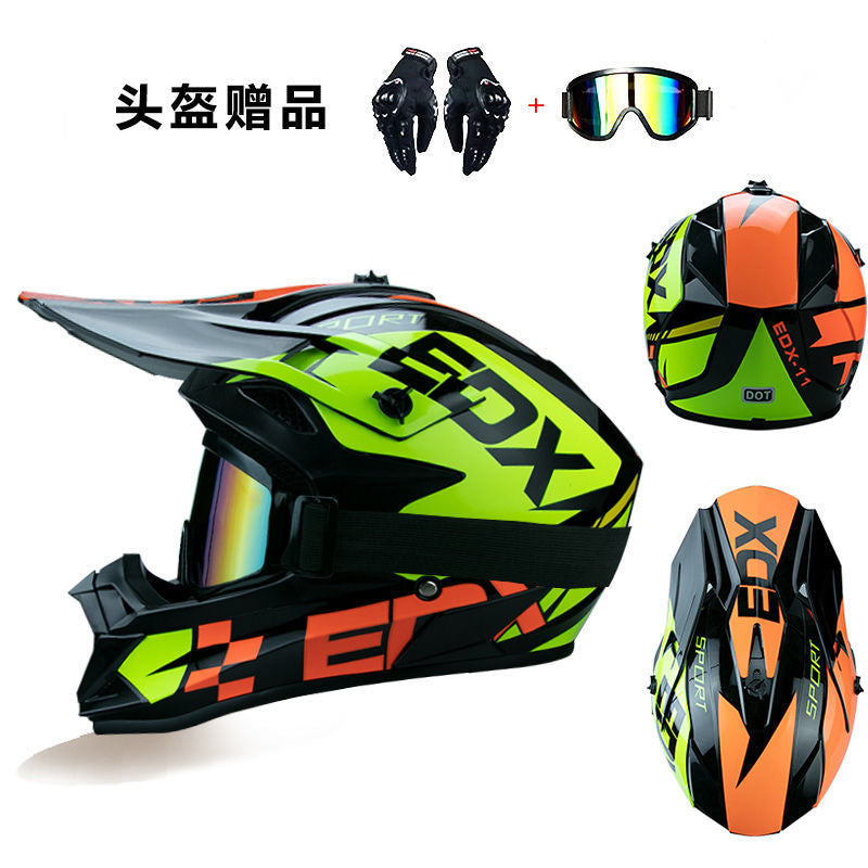 Motocross Helmet for Motorcycle Et Capacete de moto moto helmet combo