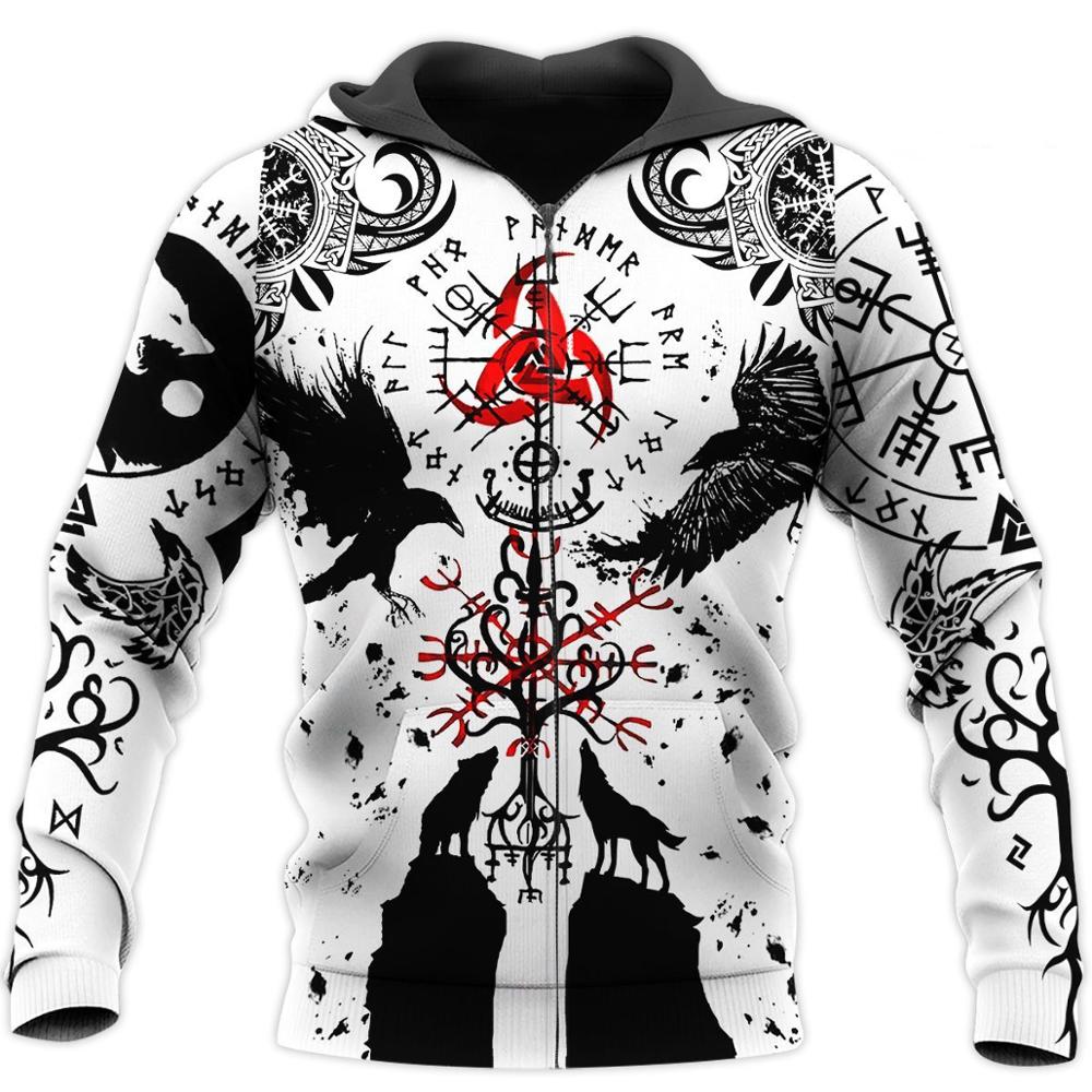 Tattooed 3D Printed Men's Harajuku Fashion Hoodie