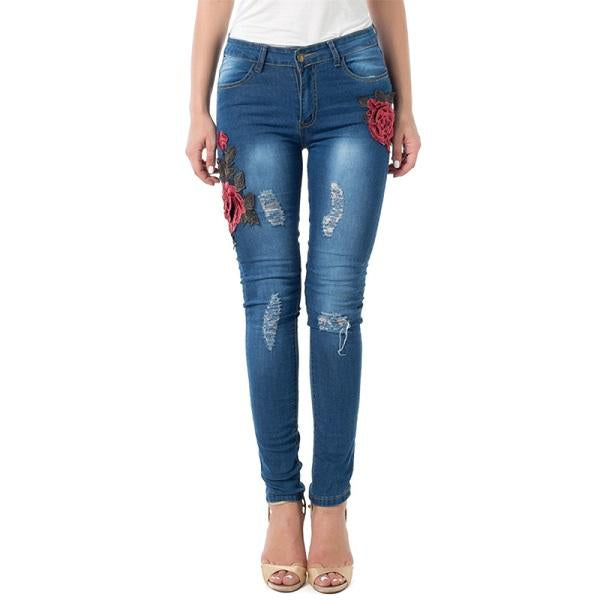 Ripped Jeans For Women 2021 Women Jeans Pencil Pants Denim Jeans