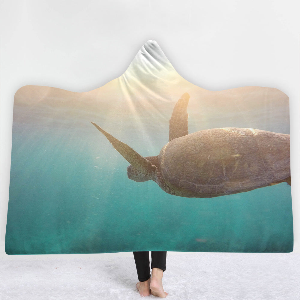 Hooded Blanket Cloak Blanket Thick Blanket