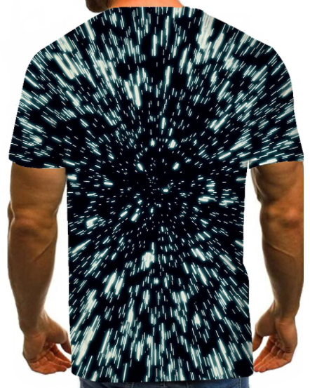 Men's Breathable Lightning 3D T Shirt