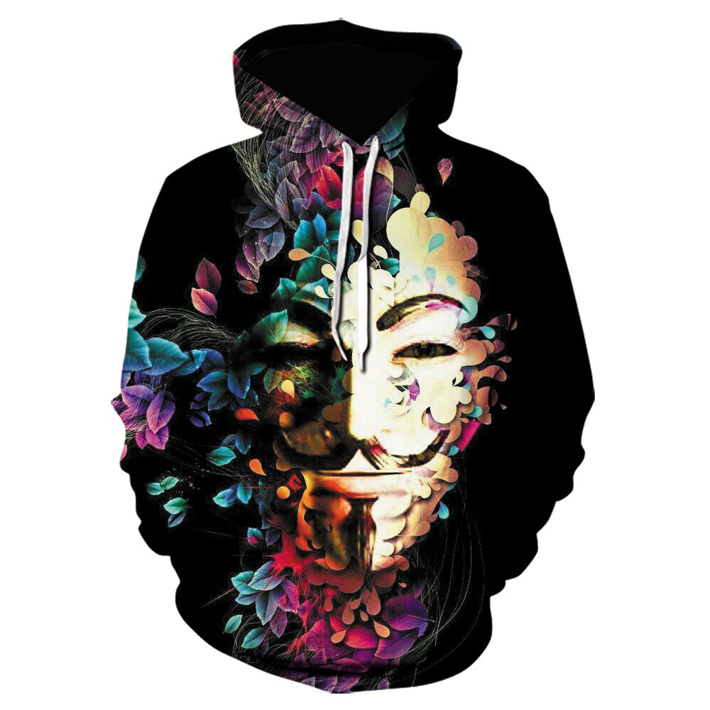 Clown 3D printed hoodie