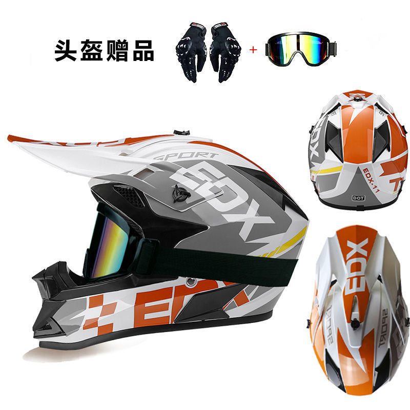 Motocross Helmet for Motorcycle Et Capacete de moto moto helmet combo