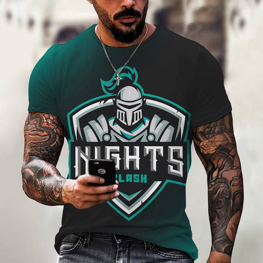 3D Digital Printing Casual Short-Sleeved T-Shirt