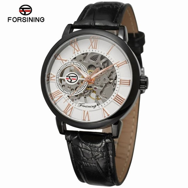 Mechanical Gold Watch Man Mens Watches Top Brand Luxury 2020 Design WINNER Watch Male Skeleton Leather Classic Relogio Masculino