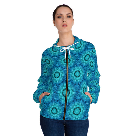 Womens Full-Zip Hoodie (AOP)