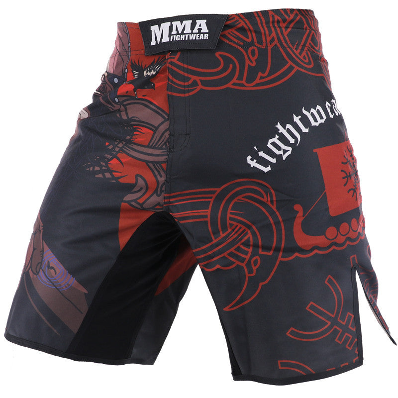 T-shirts+Shorts Men Boxing Shorts Rashguard