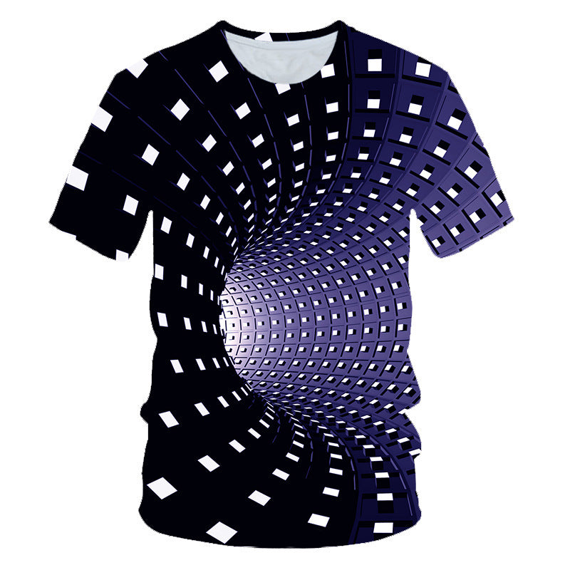 Children's Digital Print Short Sleeve T-shirt