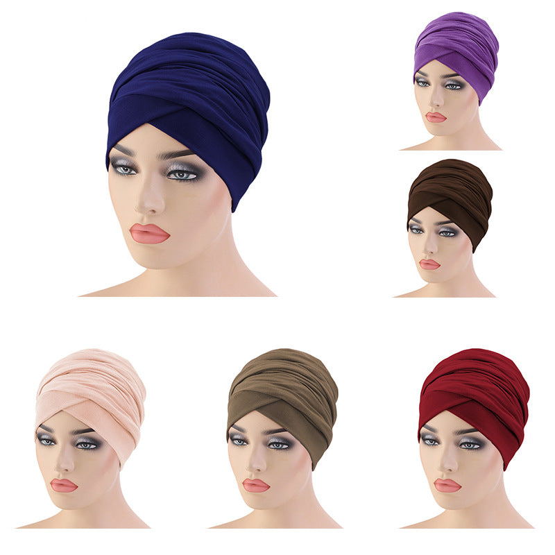 223 Stretch tail cap scarf cap Indian cap Muslim long-tail cap