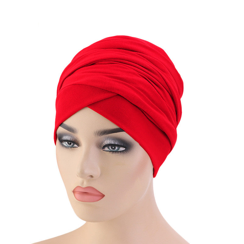 223 Stretch tail cap scarf cap Indian cap Muslim long-tail cap