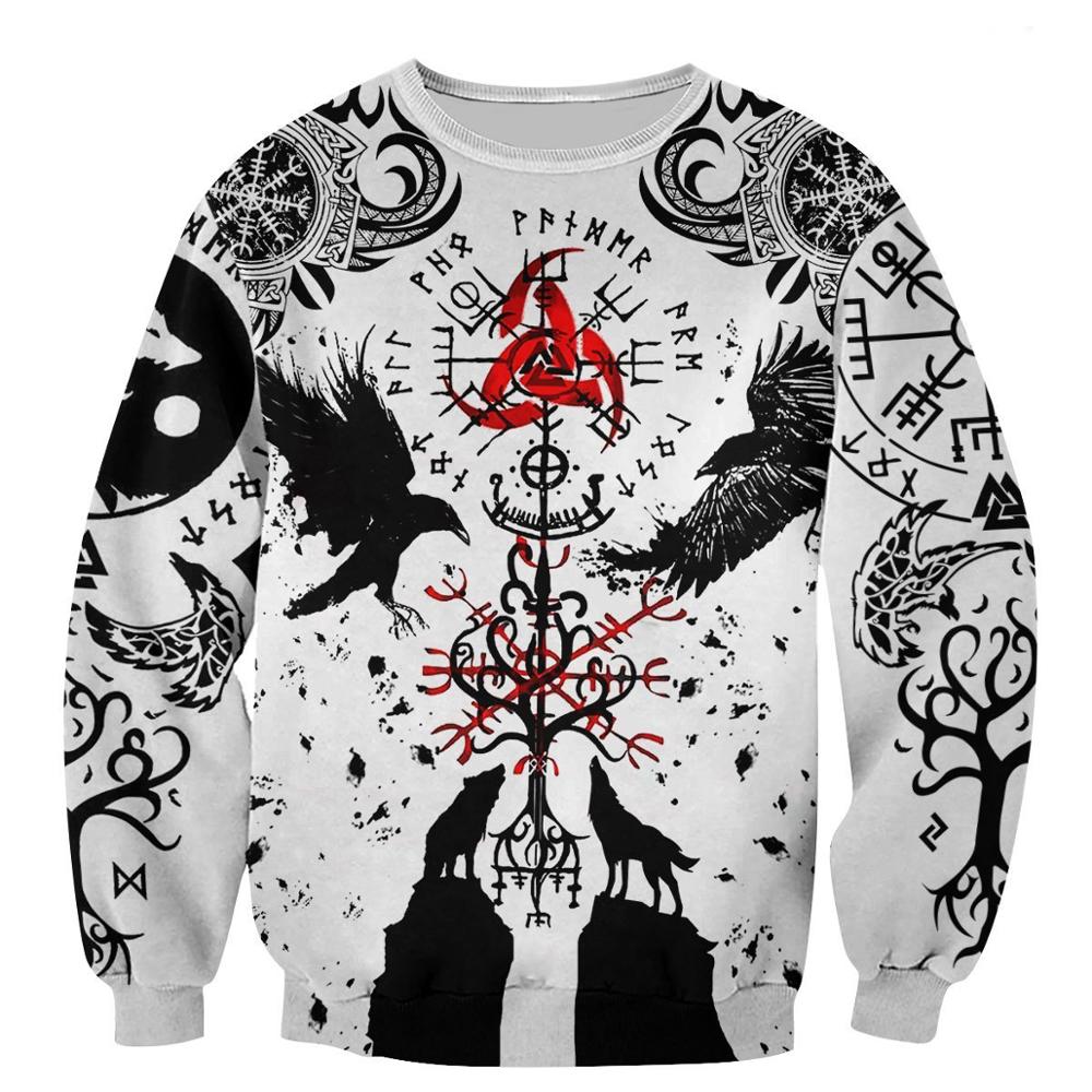 Tattooed 3D Printed Men's Harajuku Fashion Hoodie