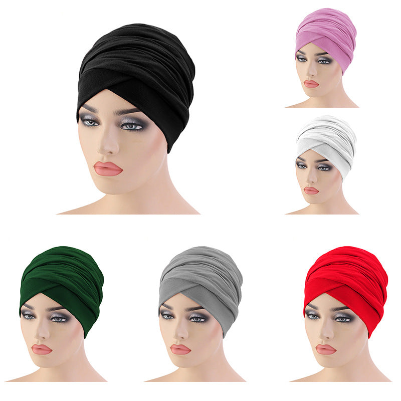 223 Stretch tail cap scarf cap Indian cap Muslim long-tail cap