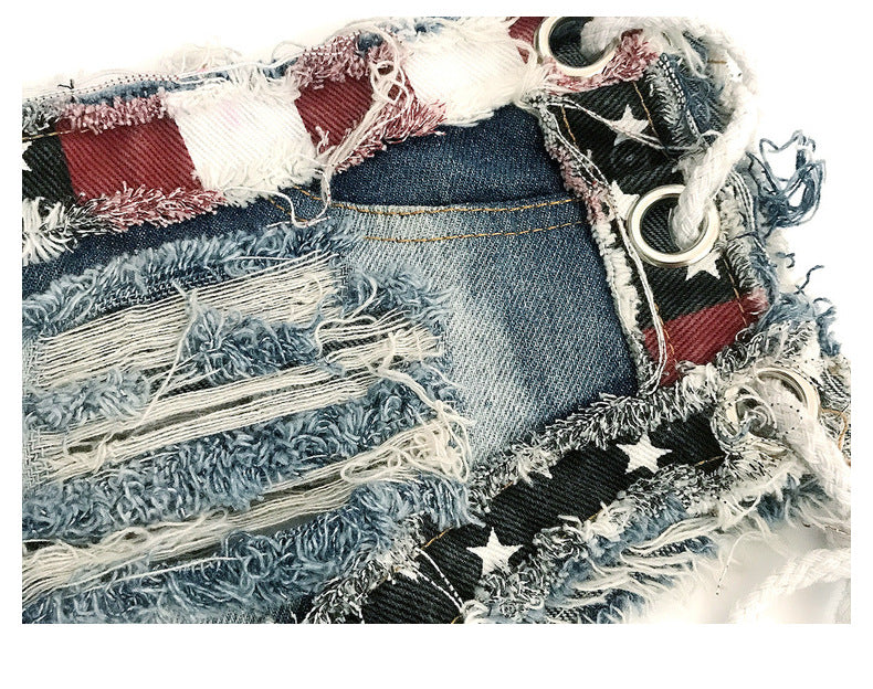 Women's jeans denim shorts