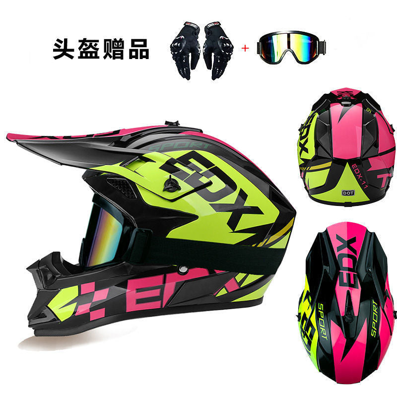 Motocross Helmet for Motorcycle Et Capacete de moto moto helmet combo