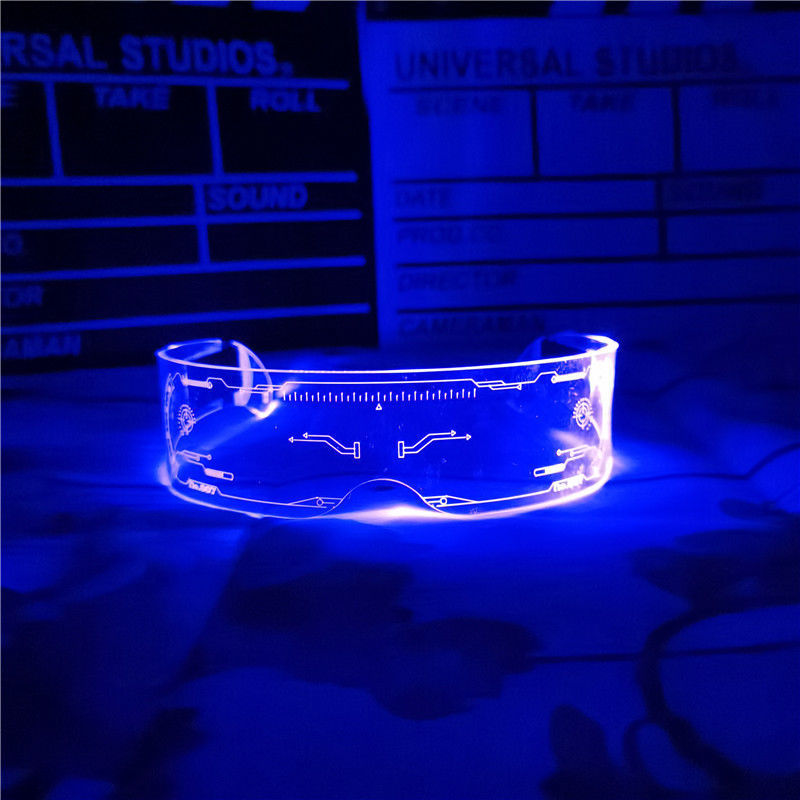 LED colorful luminous glasses