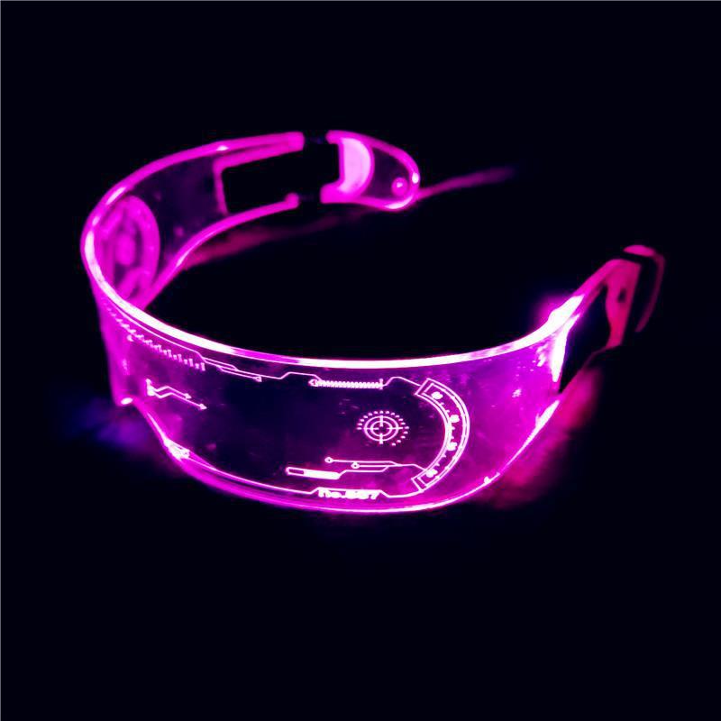 LED colorful luminous glasses