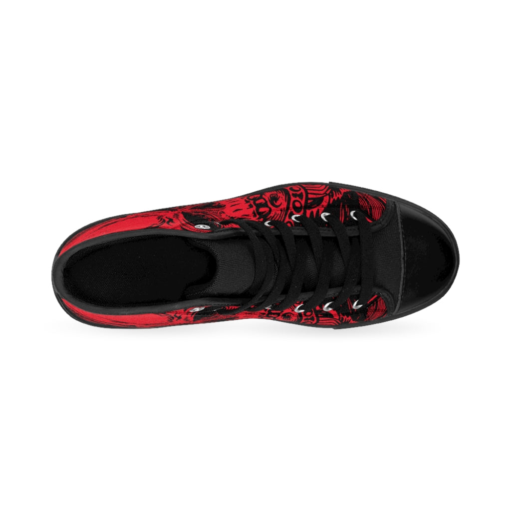 Red Skull Fashion Shoes