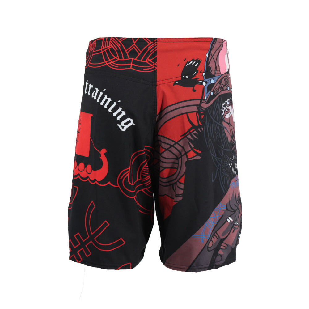 T-shirts+Shorts Men Boxing Shorts Rashguard