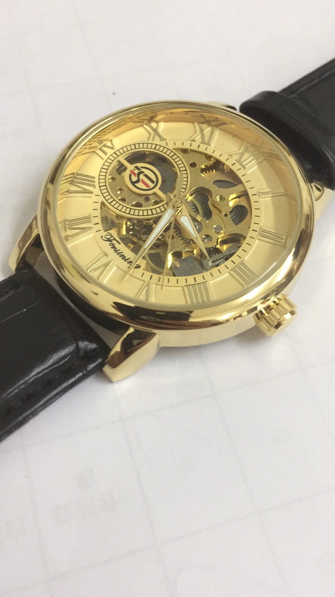 Mechanical Gold Watch Man Mens Watches Top Brand Luxury 2020 Design WINNER Watch Male Skeleton Leather Classic Relogio Masculino