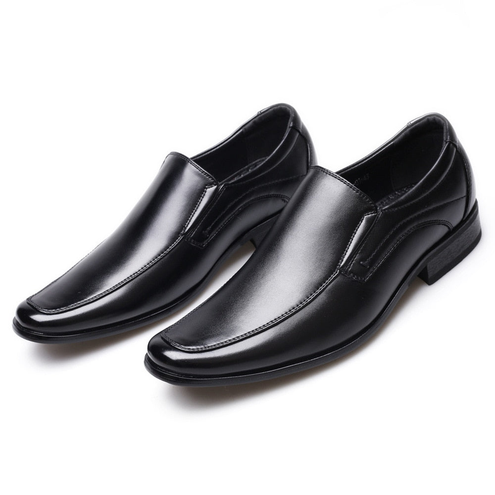 Classic Business Men&#39;s Dress Shoes Fashion Elegant Formal Wedding Shoes Men Slip on Office Oxford Shoes for Men Туфли мужские