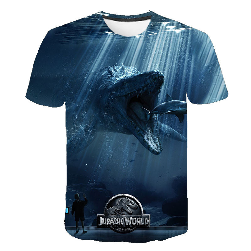 New Jurassic Park 3D Print T-shirt Jurassic World Dinosaur Men Women Fashion T Shirt Kids Children Tshirt Tops Boy Girl Clothing