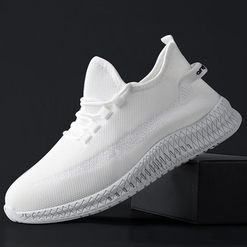 Vulcanize Breathable No-slip For men Lace Up Lightweight Man Footwear White Sports Shoes Autumn Men&#39;s Sneakers Casual Shoe