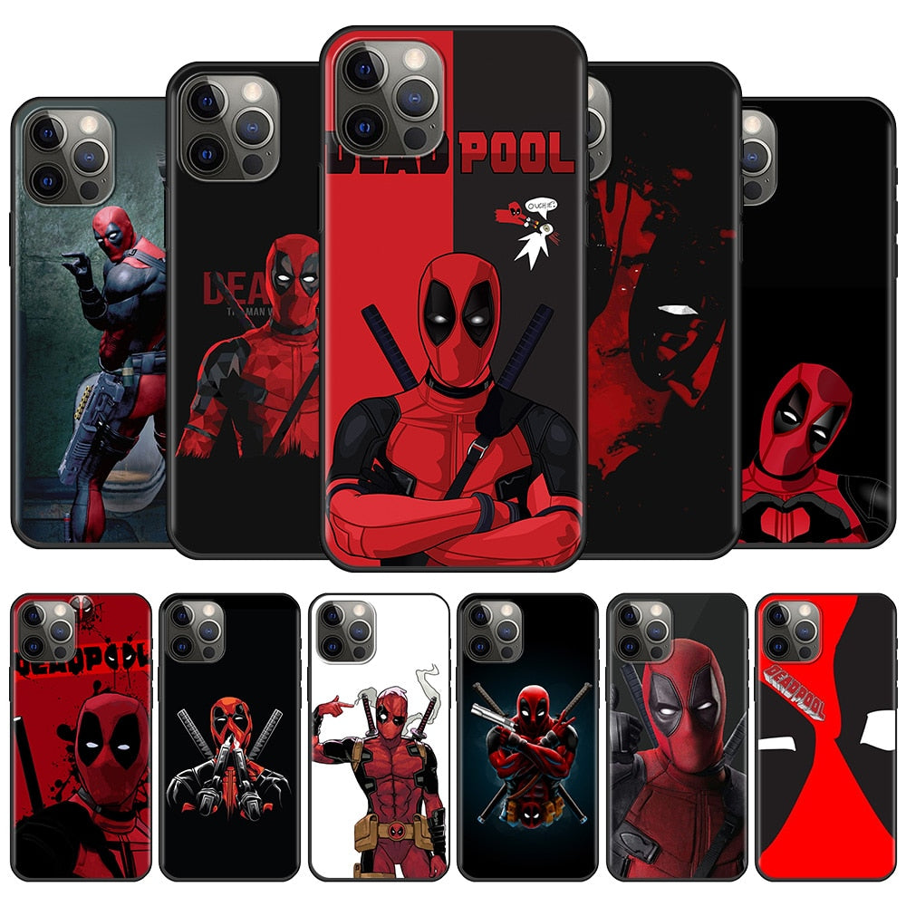 CellPhone Case For Apple iPhone 11 13  12 Pro Max Mini XR X 7 6S 8 Plus XS SE(2020) Smartphone Coque Deadpool