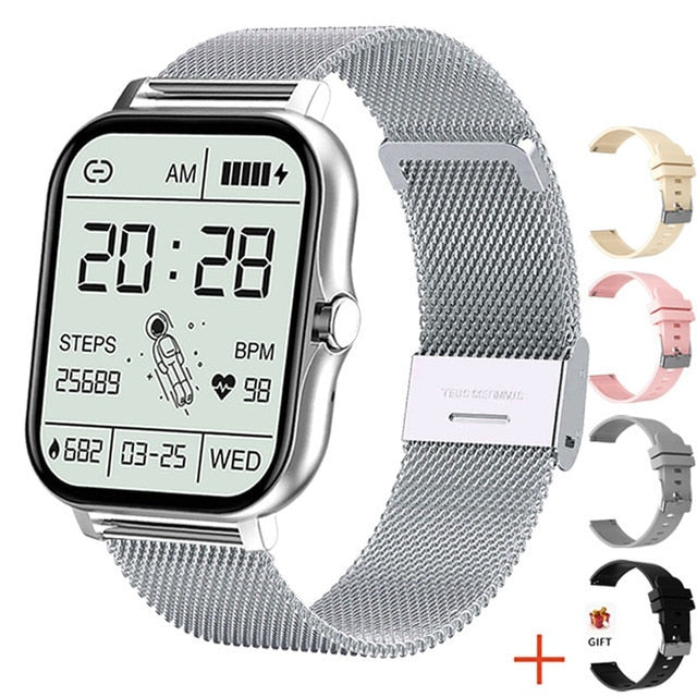 For Xiaomi Samsung Android Phone Reloj Inteligente Mujer Custom Dial Smart watch Women Bluetooth Call 2021 Smart Watch Men +Box