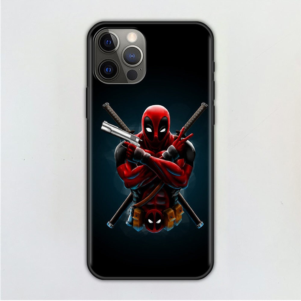 CellPhone Case For Apple iPhone 11 13  12 Pro Max Mini XR X 7 6S 8 Plus XS SE(2020) Smartphone Coque Deadpool