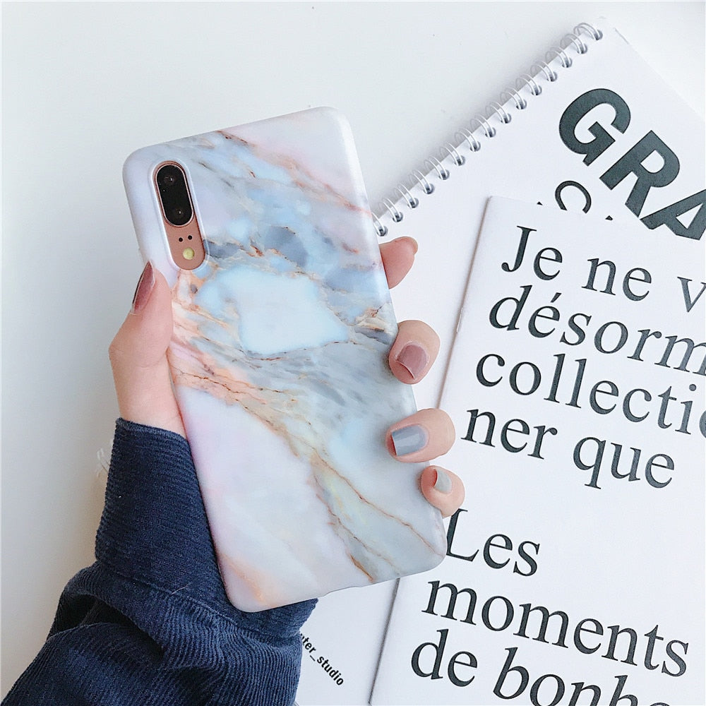 Geometric Marble Phone Cases For Samsung Note 20 Ultra A51 A52 A72 A71 A41 Soft Silicone Back Cover For IPhone 12 Pro Max