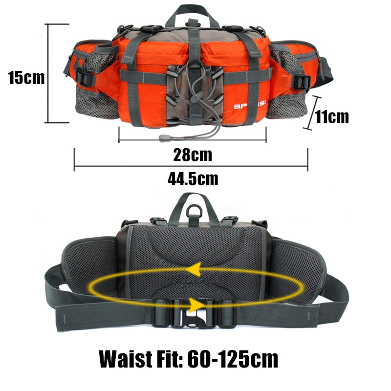 Outdoor Sports Waist Bag Water Cycl Backpack Hike Mountain Bottle Waterproof Nylon Camping Mochila Hiking Accessories Hunting