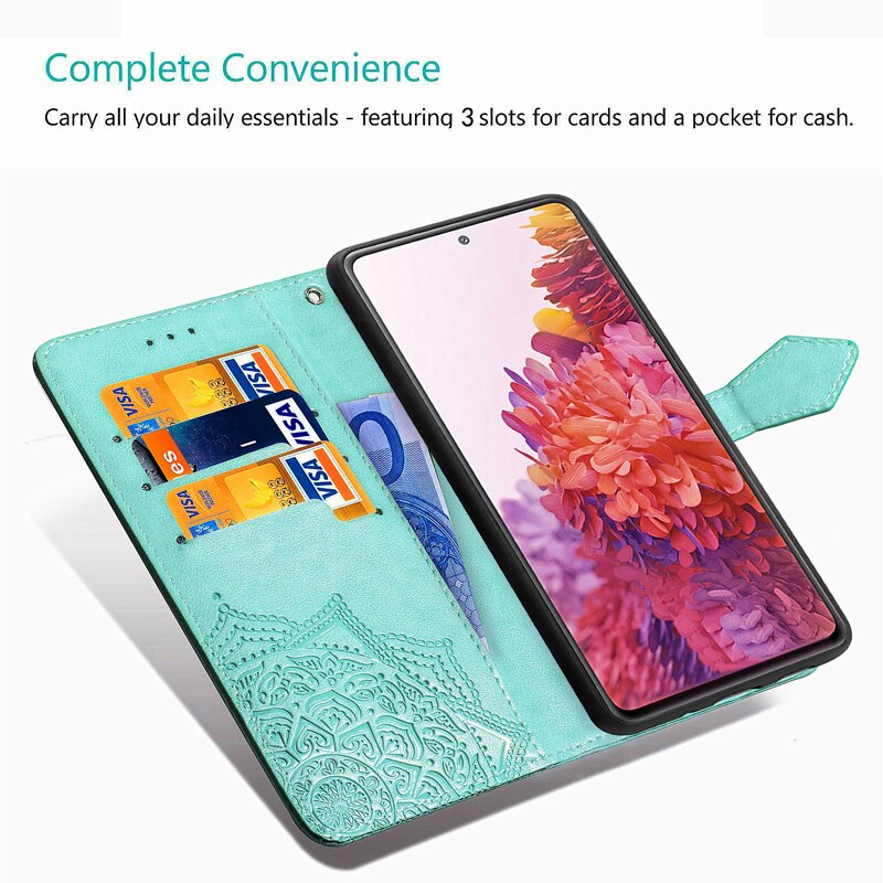 Flip Case For Samsung Note 20 ultra 8 9 S20 FE S10 S9 S8 plus Cover For Galaxy A31 A51 A71 A21s A41 Luxury Leather Wallet Cases