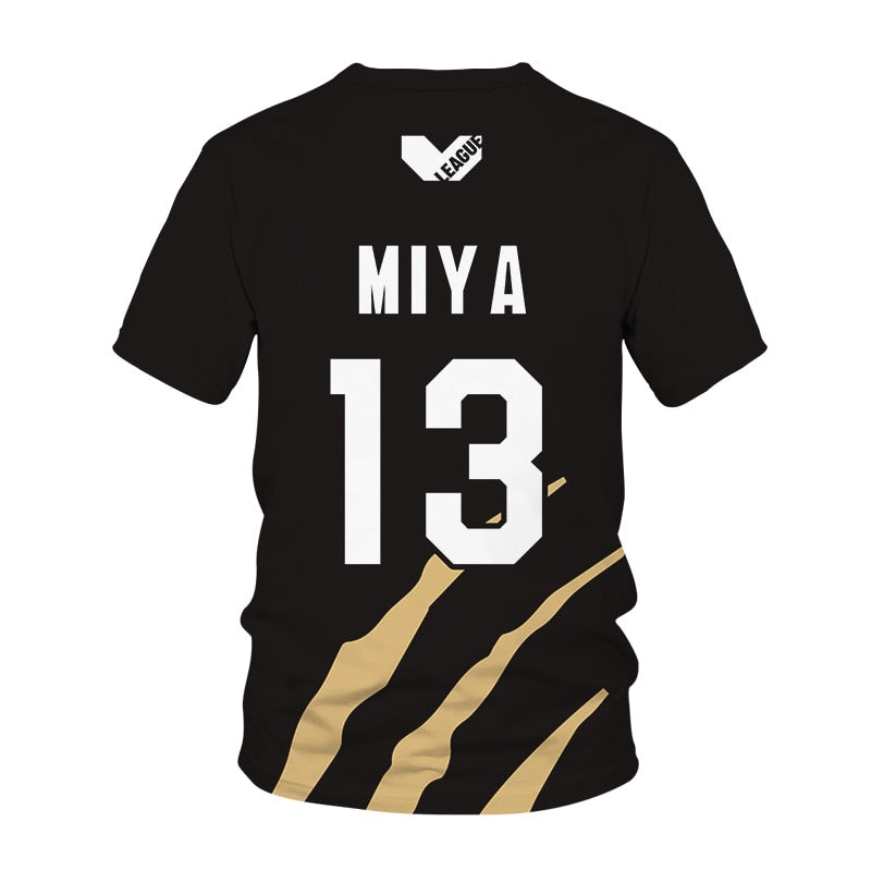 Anime Haikyuu 3D Print T-shirt MSBY Black Jackal Sport Casual Men Women Streetwear T Shirt Fashion Tshirt Tops Harajuku Clothing