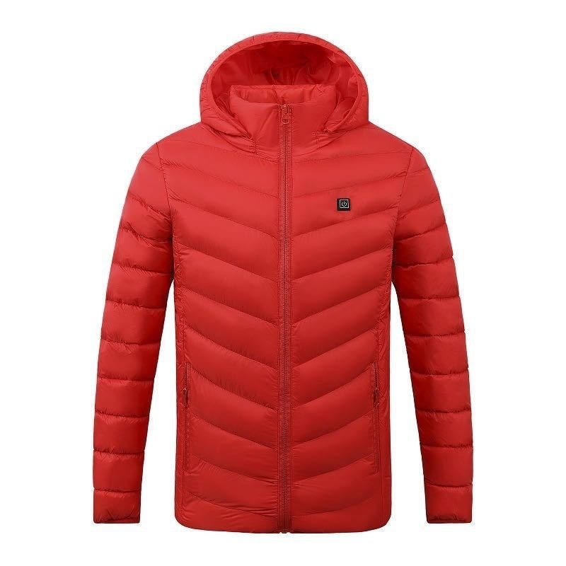 4 Areas Winter Outdoor Charging Heating Jackets Temperaturing Heated Jackets USB Men's Women's Warm Sports Thermal Heatable Vest