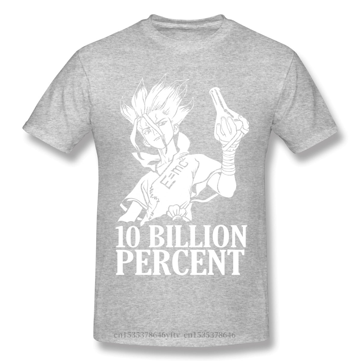 Dr Stone Senku Ishigami Tsukasa Post Apocalyptic Anime TShirts for Men Essential Funny Crewneck Cotton T Shirt