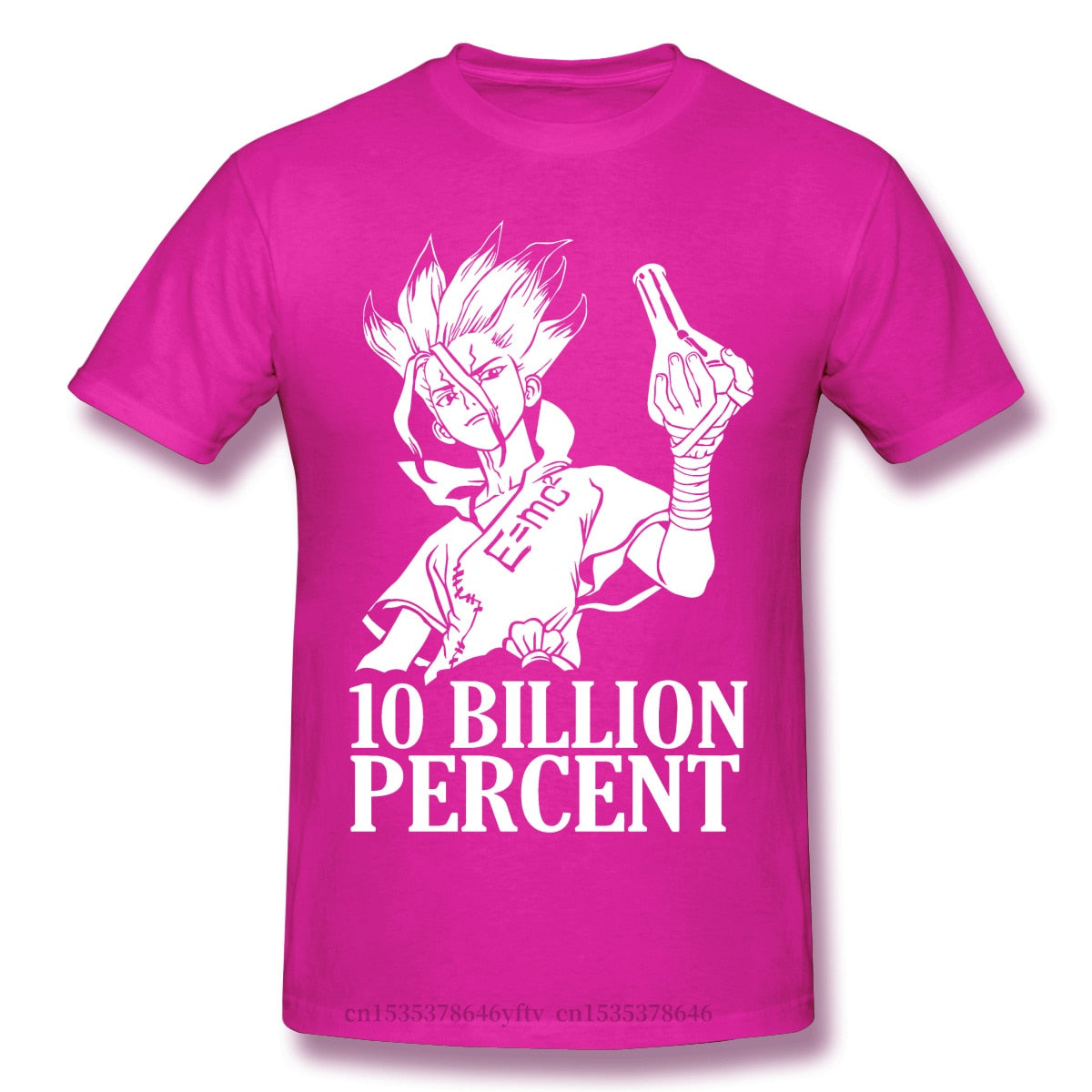 Dr Stone Senku Ishigami Tsukasa Post Apocalyptic Anime TShirts for Men Essential Funny Crewneck Cotton T Shirt