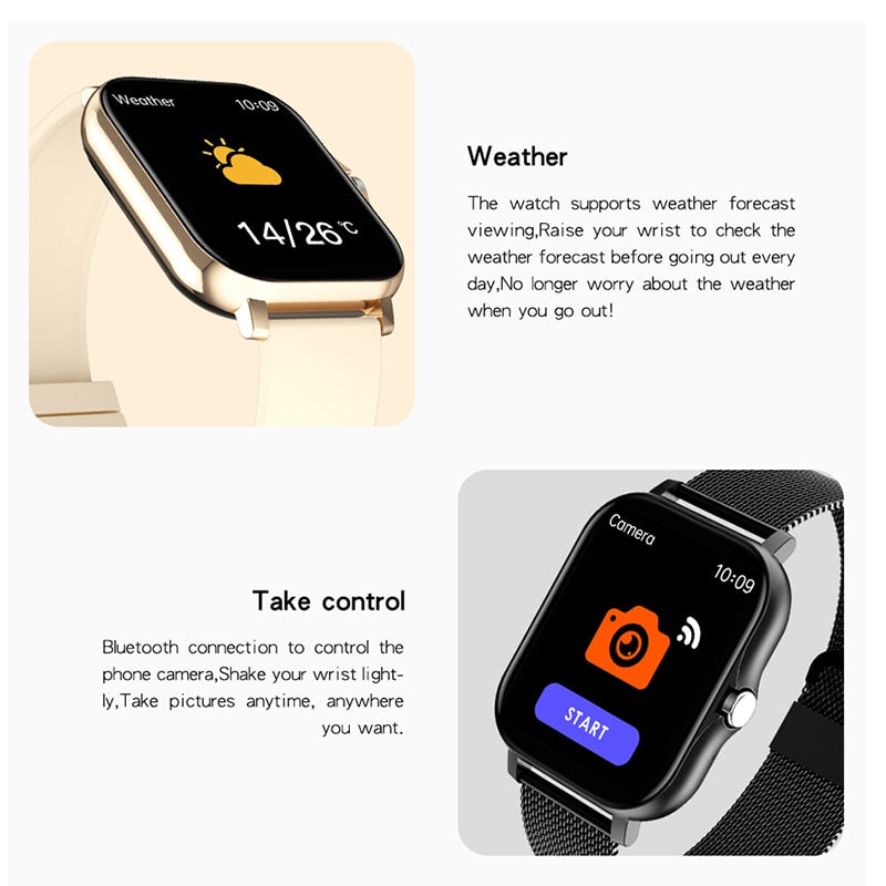 For Xiaomi Samsung Android Phone Reloj Inteligente Mujer Custom Dial Smart watch Women Bluetooth Call 2021 Smart Watch Men +Box