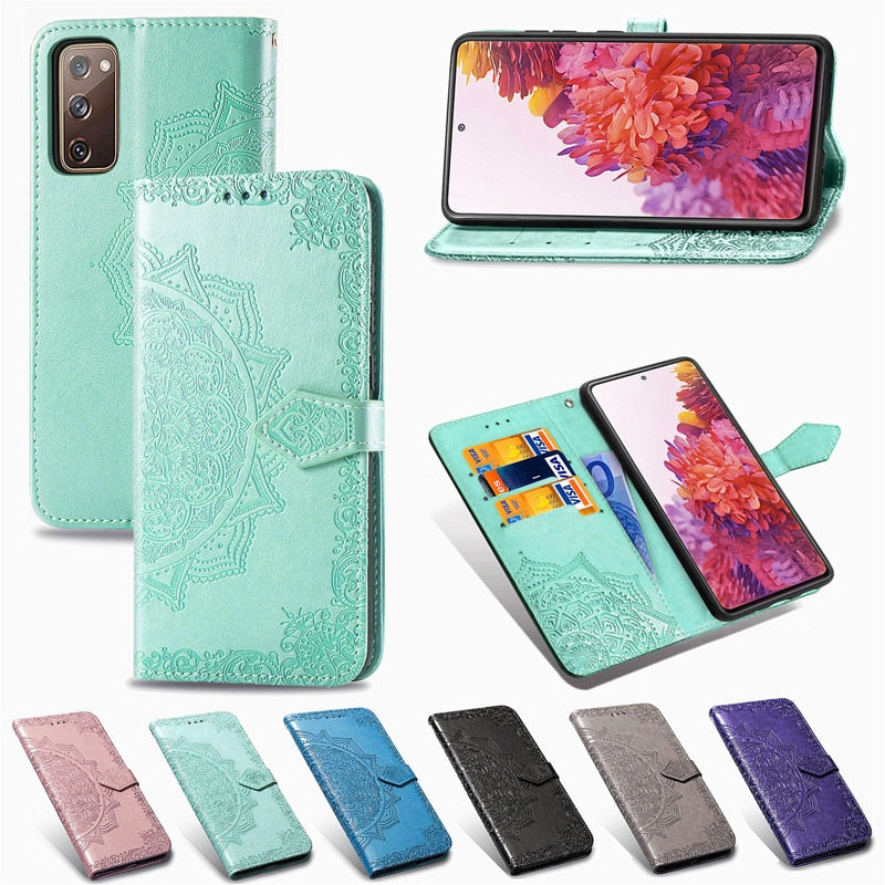 Flip Case For Samsung Note 20 ultra 8 9 S20 FE S10 S9 S8 plus Cover For Galaxy A31 A51 A71 A21s A41 Luxury Leather Wallet Cases