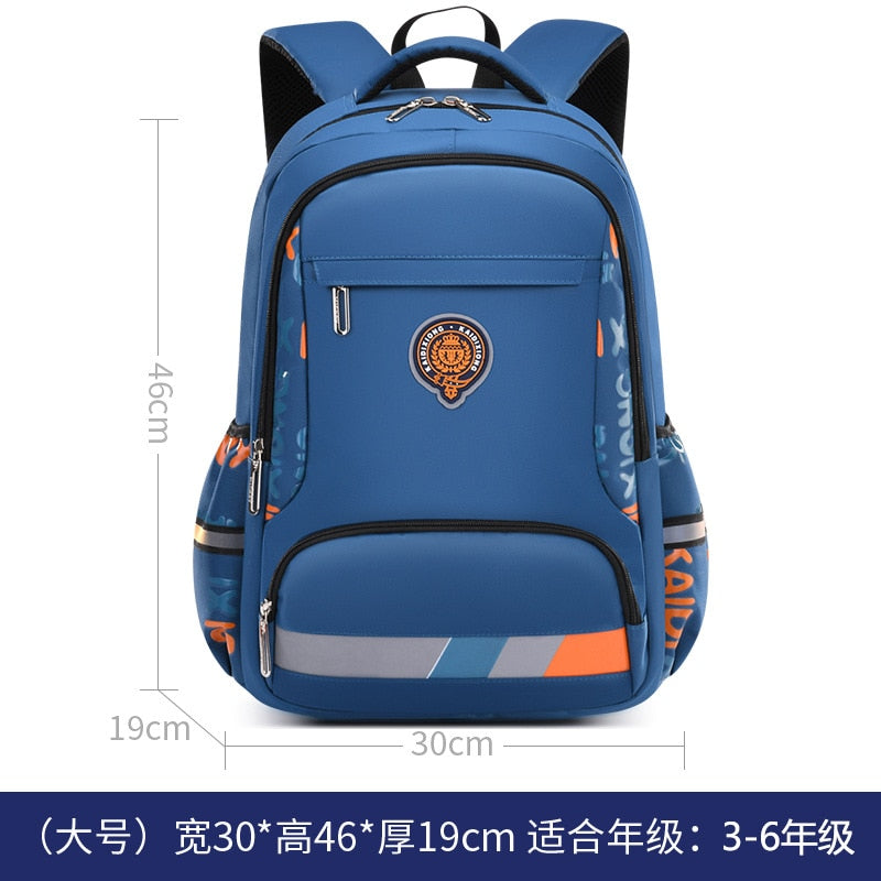 Kids backpack Primary children School Bags For Boys large orthopedic Backpack Waterproof Schoolbag big Book Bag mochila infantil