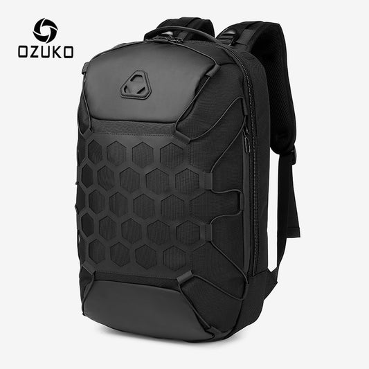 OZUKO New Fashion Men Backpack Anti Theft Backpacks for Teenager 15.6 inch Laptop Backpack Male Waterproof Travel Bag Mochilas