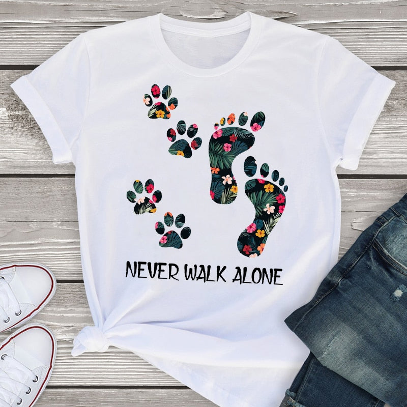 Women Graphic Short Sleeve Cartoon Dog Leopard Mom Animal Cartoon Summer Shirt Tees Clothing Tops  Female T Shirt Womens T-Shirt