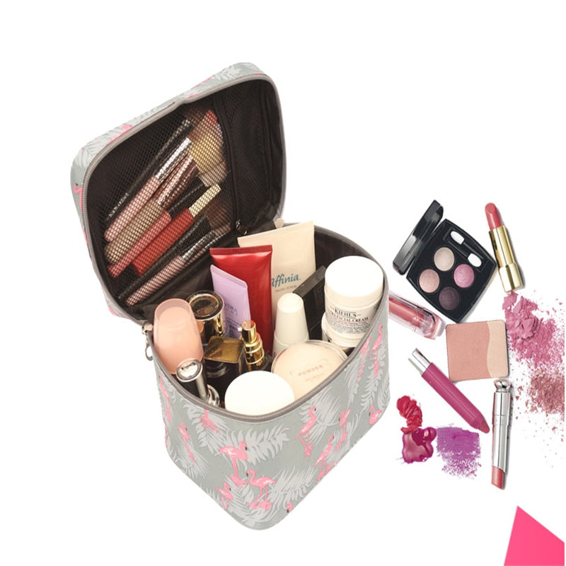 Travel Waterproof Portable Women Makeup Bag High Capacity Toiletries Organizer Storage Cosmetic Cases Zipper Wash Beauty Pouch