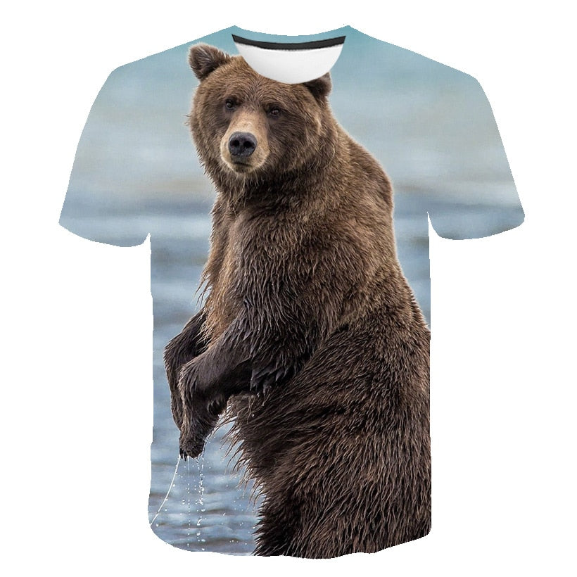 Summer Russian Flag t shirt Men Russia T-shirt Fitness Bear T Shirt 3d Anime Tshirts Sexy Male Shirts Casual Tops Mens Clothing