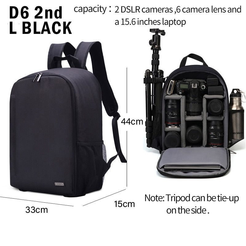 CADeN Professional Camera Backpacks Water-resistant Large Capacity Bag for Digital DSLR Cameras Lens Laptop for Nikon Canon Sony