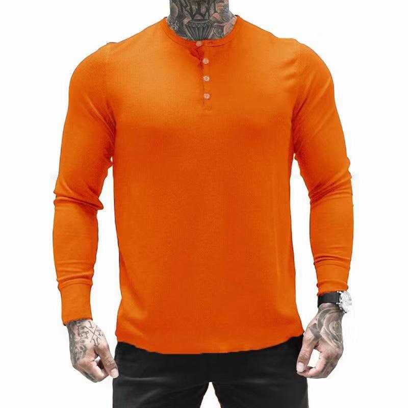 Mens Summer gyms Workout Fitness T-shirt Bodybuilding Slim Shirts printed O-neck Long sleeves cotton Tee Tops clothing