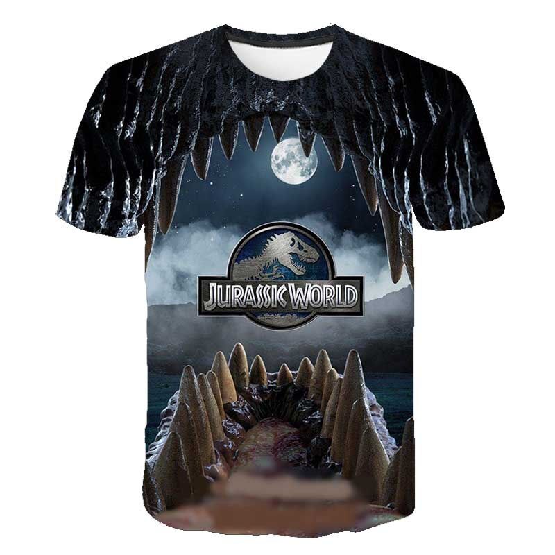 New Jurassic Park 3D Print T-shirt Jurassic World Dinosaur Men Women Fashion T Shirt Kids Children Tshirt Tops Boy Girl Clothing