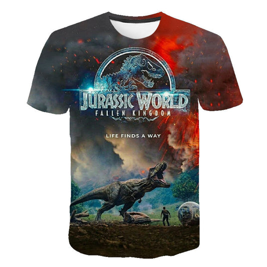 New Jurassic Park 3D Print T-shirt Jurassic World Dinosaur Men Women Fashion T Shirt Kids Children Tshirt Tops Boy Girl Clothing