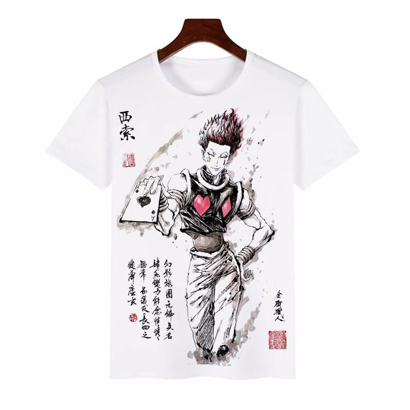 Anime hunter x hunter Mens &amp; Womens Design T Shirt GON FREECSS Milk wire Fabric T-shirt