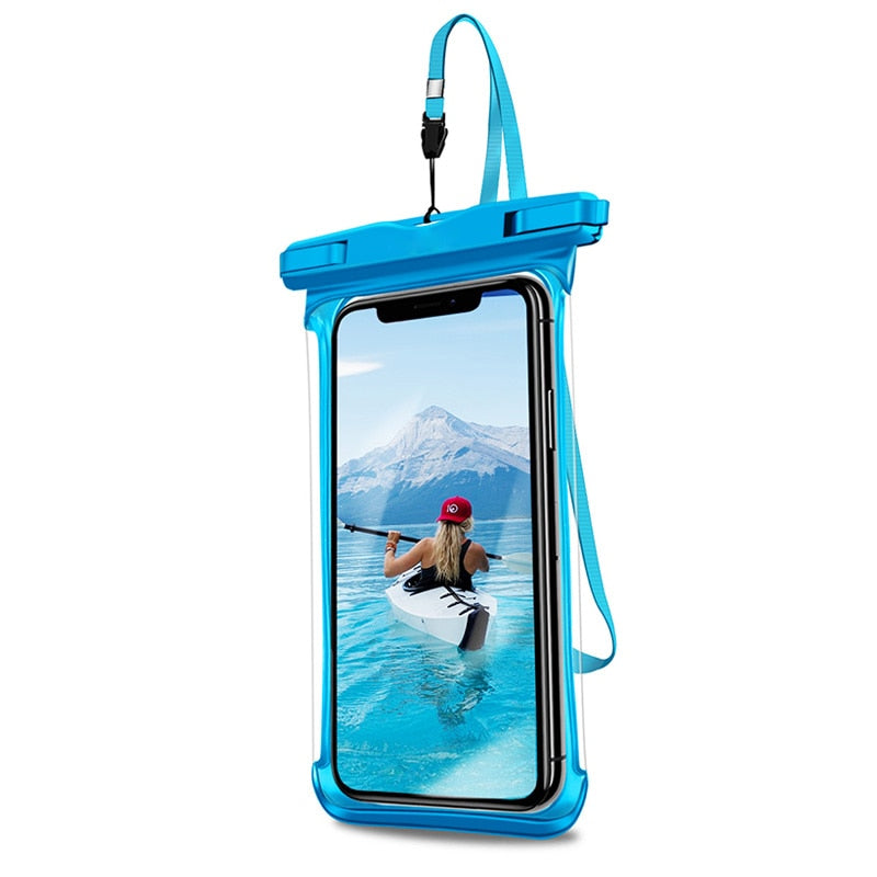 SEYNLI Waterproof Phone Case Transparent Mobile Phone Underwater Storage Bag Soft Cellphone Swimming Diving Protective Case